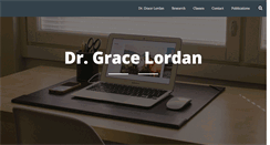 Desktop Screenshot of gracelordan.com